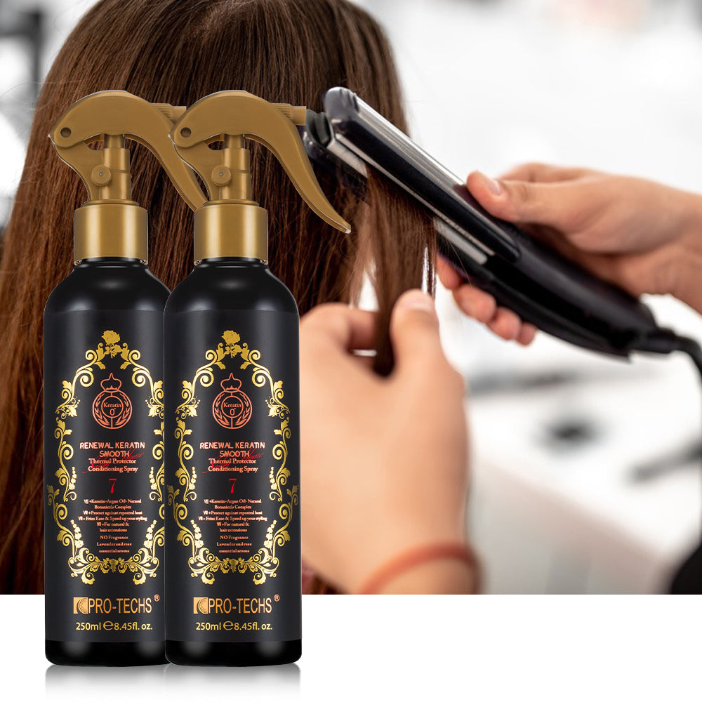 PRO-TECHS Keratin 0+ Renewal Keratin Smooth Thermal Protector Conditioning Spray