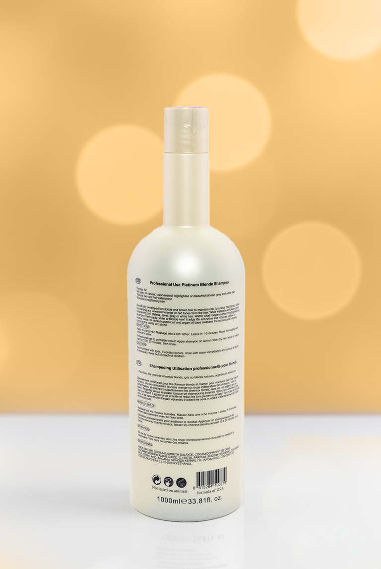 Professional Use Platinum Blonde Shampoo 1000 ml