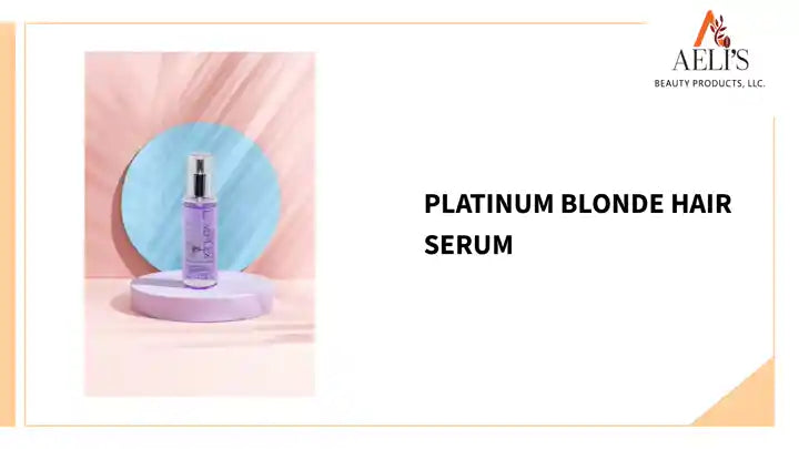 Platinum Blonde Hair Serum by@Outfy