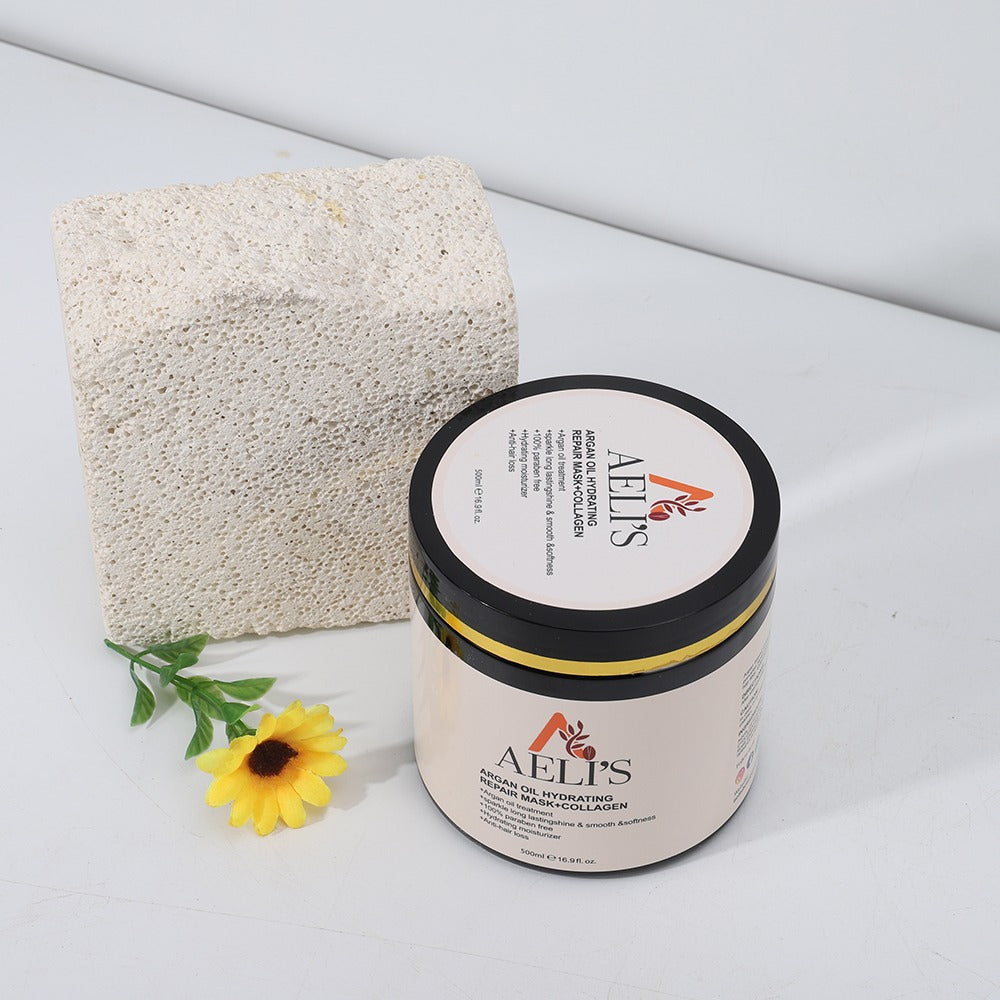 Aelis argán oil hidrating repair mask+collagen