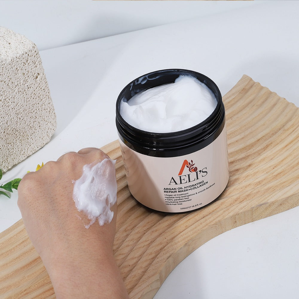 Aelis argán oil hidrating repair mask+collagen