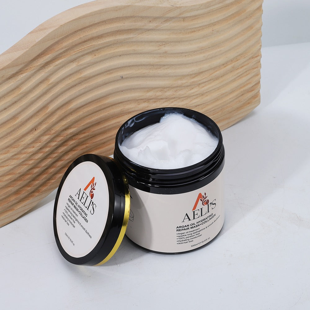 Aelis argán oil hidrating repair mask+collagen